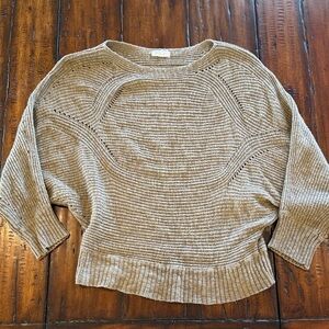 Promesa Taupe Crew Neck Sweater